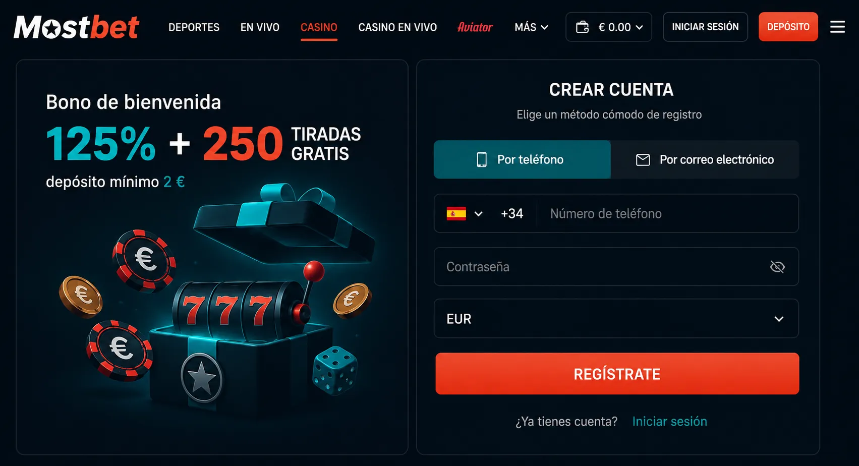 Códigos promocionales y formulario ampliado de Mostbet registration - Mostbet login